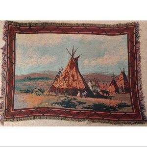 ⚡️SOLD⚡️ Vintage Goodwin Weavers Throw Blanket
